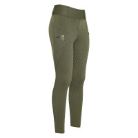 Leggings de equitación Euro-Star Don FullGrip Oliva