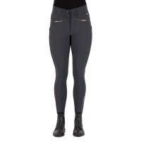 Pantalón de equitación Easy Rider Amore FullGrip Imán gris