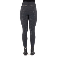 Pantalón de equitación Easy Rider Amore FullGrip Imán gris