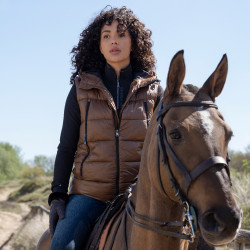 Chaleco sin mangas HV Polo Vicky Zorro Marrón