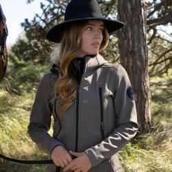 Chaqueta Tech Shell HV Polo Hailey Piedra Gris