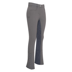 Pantalón de equitación Easy Rider Iceland Jodhpur mujer Imán gris