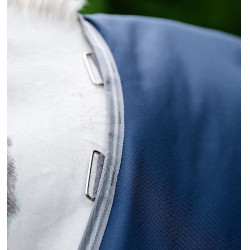 Cobertura Horseware Amigo Bravo 12 XL 0g Marino / gris titanio / plata Azul marino