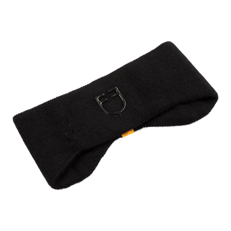 Cinta Equestro unisex de lana acanalada con protección para las orejas y logotipo Cinta Equestro unisex de lana acanalada con protección para las orejas y logotipo