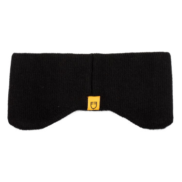 Cinta Equestro unisex de lana acanalada con protección para las orejas y logotipo Cinta Equestro unisex de lana acanalada con protección para las orejas y logotipo