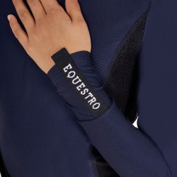 Capa base Equestro de entrenamiento de manga larga para niña Americana marina Azul marino