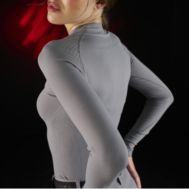 Capa base de mujer de manga larga Equestro Ridertechnology Capa base de mujer de manga larga Equestro Ridertechnology