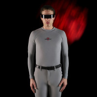 Capa base de hombre de manga larga Equestro Ridertechnology Pájaro burlón Gris Capa base de hombre de manga larga Equestro Ridertechnology Pájaro burlón Gris