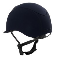 Casco Equestro con logotipo en relieve Meteor unisex Marino Azul marino