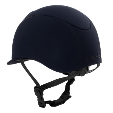 Casco Equestro con logotipo en relieve Meteor unisex Marino Azul marino