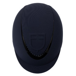 Casco Equestro con logotipo en relieve Meteor unisex Marino Azul marino