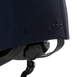 Casco Equestro con logotipo en relieve Meteor unisex Marino Azul marino