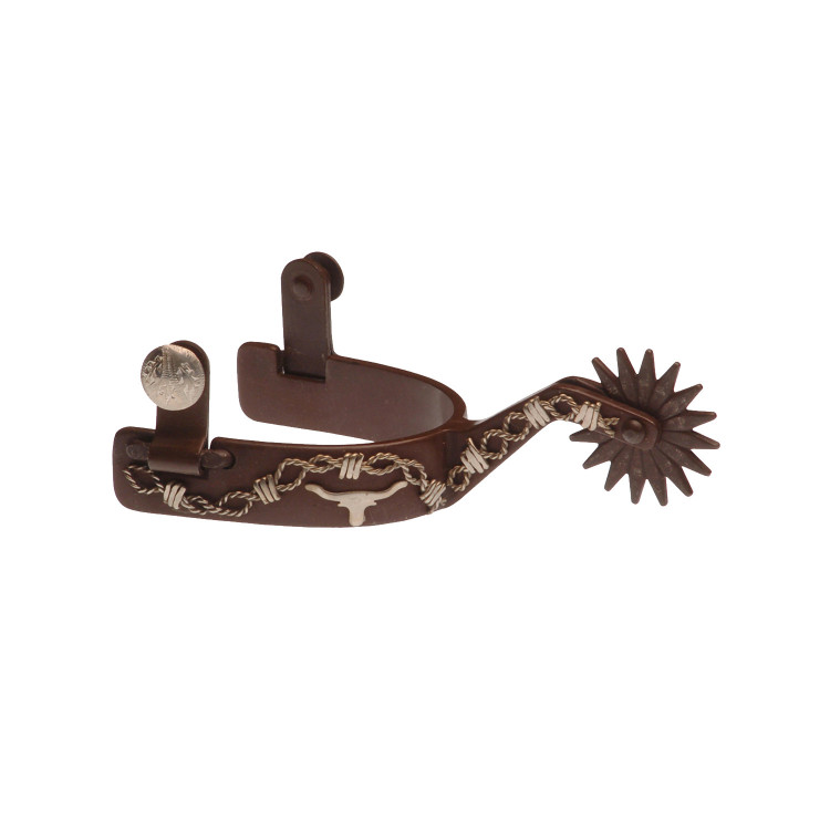 Espuelas Pool marrón modelo cadena/cuerno