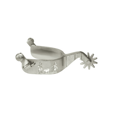 Espuelas Pool satinadas modelo Team Roper