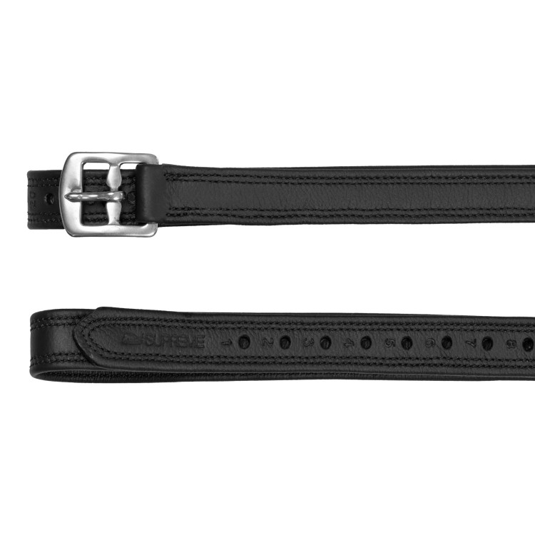 Estribos Supreme Softy Buff con forro de nailon y hebilla curvada de acero inoxidable Estribos Supreme Softy Buff con forro de nailon y hebilla curvada de acero inoxidable