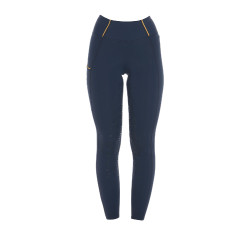 Legging para mujer con forro polar Equestro Americana marina Azul marino Legging para mujer con forro polar Equestro Americana marina Azul marino