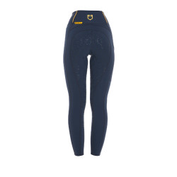 Legging para mujer con forro polar Equestro Americana marina Azul marino Legging para mujer con forro polar Equestro Americana marina Azul marino