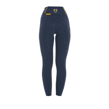 Legging para mujer con forro polar Equestro Americana marina Azul marino Legging para mujer con forro polar Equestro Americana marina Azul marino