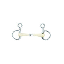 Muserola Baucher Mullen con embocadura articulada Happy Mouth Muserola Baucher Mullen con embocadura articulada Happy Mouth