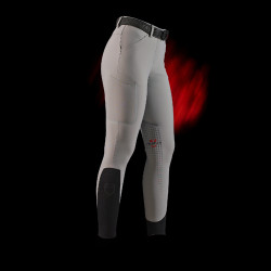Pantalón slim fit para mujer Equestro Ridertechnology con costuras termoselladas