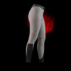 Pantalón slim fit mujer Equestro Ridertechnology full grip