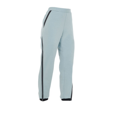 Pantalón tear-away para mujer con cremallera de largo completo Equestro Niebla gris Azul