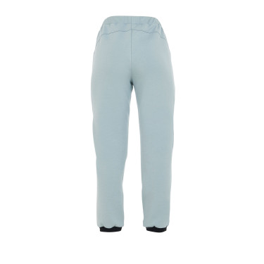 Pantalón tear-away para mujer con cremallera de largo completo Equestro Niebla gris Azul