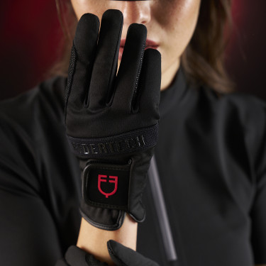 Polo mujer Equestro Ridertechnology de manga corta con cremallera Polo mujer Equestro Ridertechnology de manga corta con cremallera