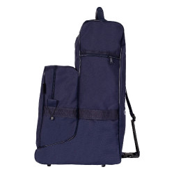 Bolsa para botas y casco Equestro con refuerzo de goma Marino Azul marino