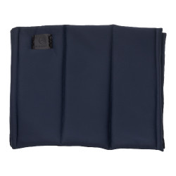 Subbandas acolchadas de algodón suave marine, contrastes noirs Azul