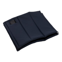 Subbandas acolchadas de algodón suave marine, contrastes noirs Azul