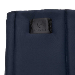 Subbandas acolchadas de algodón suave marine, contrastes noirs Azul