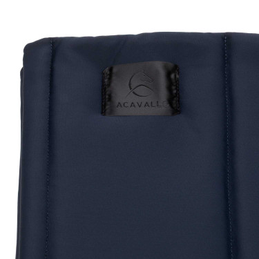 Subbandas acolchadas de algodón suave marine, contrastes noirs Azul