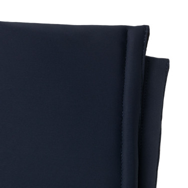 Subbandas acolchadas de algodón suave marine, contrastes noirs Azul