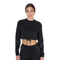 Sudadera corta con cuello redondo para mujer Equestro