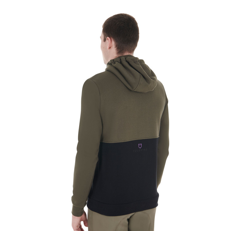 Sudadera con capucha para hombre Equestro con interior de forro polar Sudadera con capucha para hombre Equestro con interior de forro polar