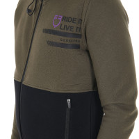 Sudadera con capucha para hombre Equestro con interior de forro polar Verde hiedra Sudadera con capucha para hombre Equestro con interior de forro polar Verde hiedra