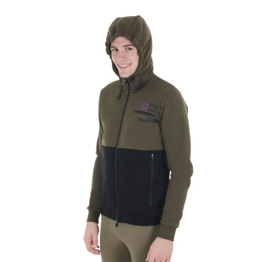 Sudadera con capucha para hombre Equestro con interior de forro polar Sudadera con capucha para hombre Equestro con interior de forro polar