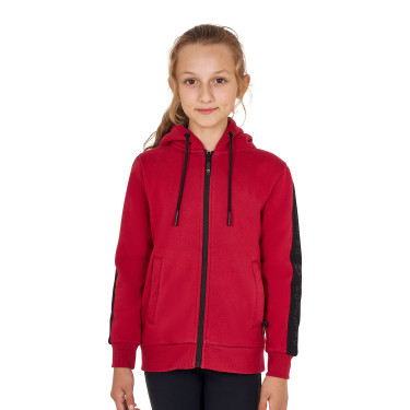 Sudadera Equestro para niña con cremallera completa y forro polar interior Sudadera Equestro para niña con cremallera completa y forro polar interior