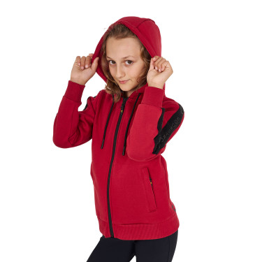 Sudadera Equestro para niña con cremallera completa y forro polar interior Sudadera Equestro para niña con cremallera completa y forro polar interior