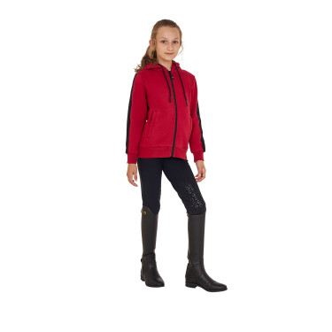 Sudadera Equestro para niña con cremallera completa y forro polar interior Sudadera Equestro para niña con cremallera completa y forro polar interior