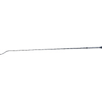 Fusta de doma Whip & Go Diamond con empuñadura de nailon Negro