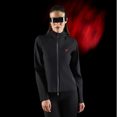 Sudadera técnica con capucha para mujer Equestro Ridertechnology