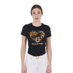 Camiseta de algodón para mujer Wild & Free Equestro