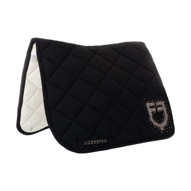 Almohadilla de doma Equestro con logo de strass Almohadilla de doma Equestro con logo de strass