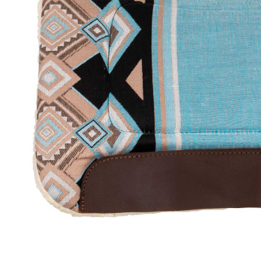 Manta de montar western con acolchado de lana sintética Pool's Manta de montar western con acolchado de lana sintética Pool's