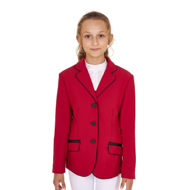 Chaqueta de concurso Equestro para niña en tejido técnico