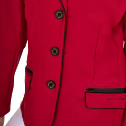 Chaqueta de concurso Equestro para niña en tejido técnico Scooter Beige