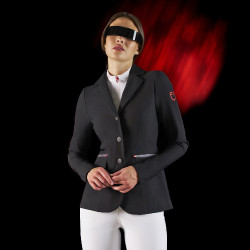 Chaqueta de concurso para mujer Equestro Ridertechnology con costuras termoselladas