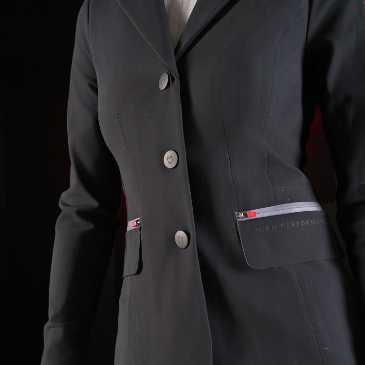 Chaqueta de concurso para mujer Equestro Ridertechnology con costuras termoselladas Chaqueta de concurso para mujer Equestro Ridertechnology con costuras termoselladas